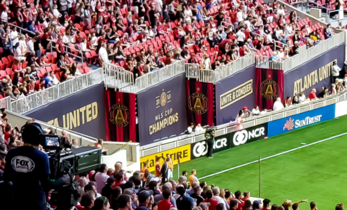 Atlanta United Decorative Banners @ Mercedes Benz Stadium